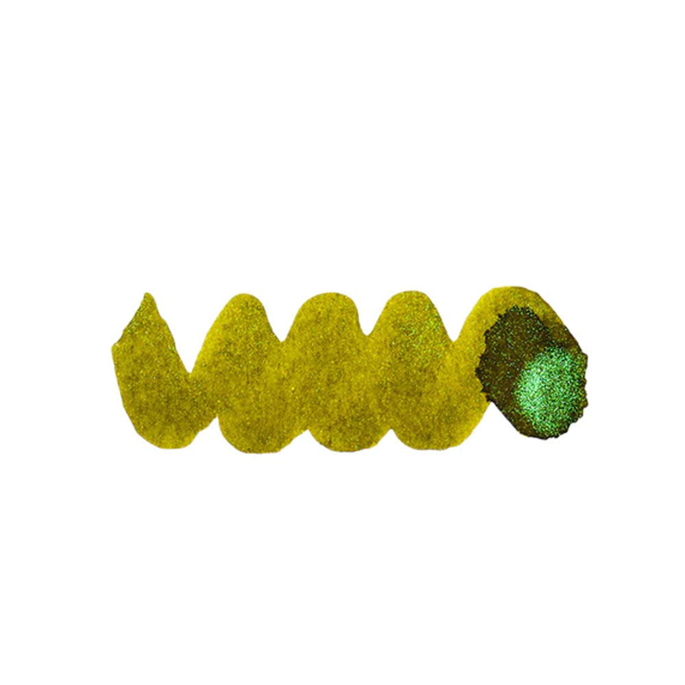 Diamine Inkvent Green Edition Chameleon Ink 50ml Bottle - Olive Swirl
