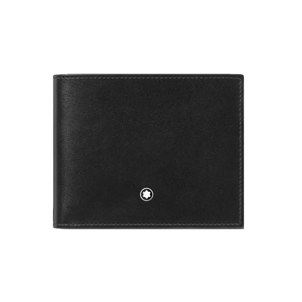 Montblanc Meisterstck Black Leather Wallet 6cc
