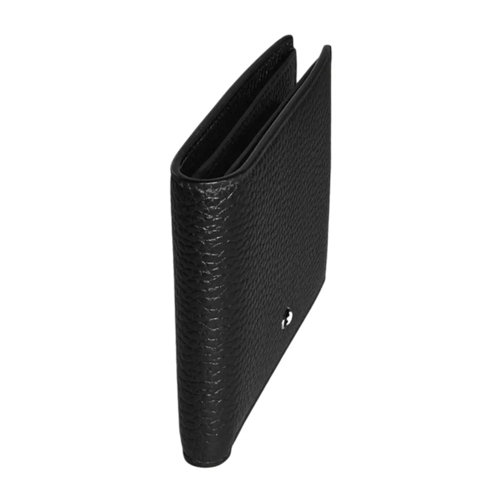 Montblanc Soft Grain Black Leather Wallet 8cc