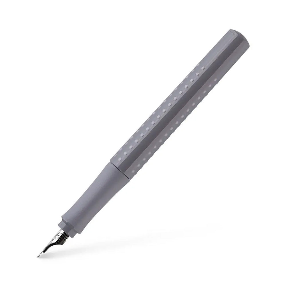 Faber-Castell Grip 2010 Set Dapple Gray Fountain Pen - Medium Nib