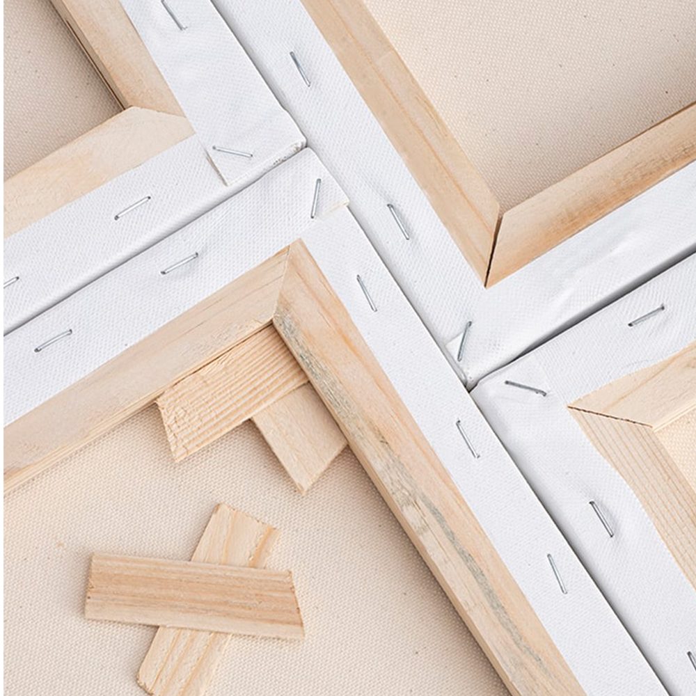 A high-quality, primed cotton canvas that is stretched on wedge joint frames made of superior seasoned wood. Made using acid-free, medium grain fabric Coated with a triple layer of acrylic primer Optimum priming for right hold and glide Pasted on an acid-free board with safe adhesive Suitable for beginners as well as small and multi-canvas work Suitable for both oil and acrylic painting Size - 20cm x 25cm (8 Inch X 10 Inch) Country of Origin: India