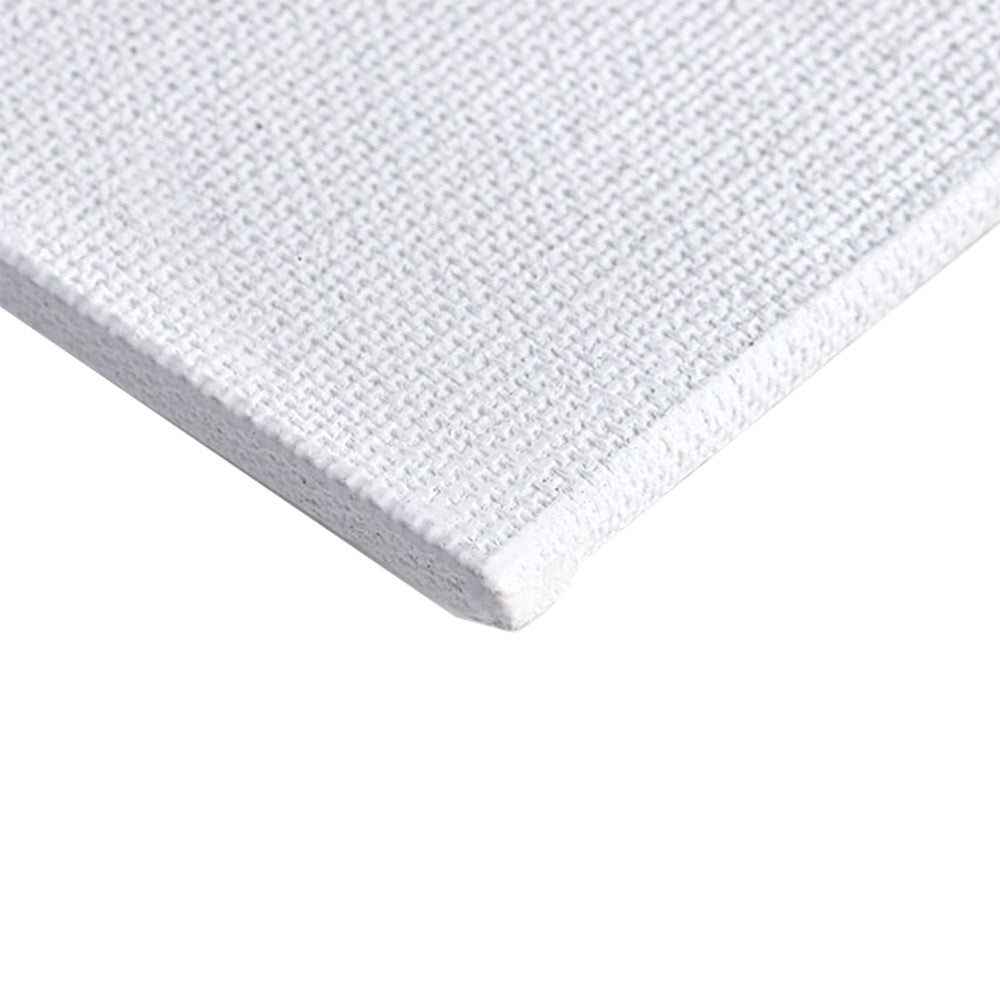 Acid-free, hardboard pasted with a cotton canvas for rigid painting surface, ideal for works with relief and embellishments. Made using acid-free, medium grain fabric Coated with a triple layer of acrylic primer Optimum priming for right hold and glide Pasted on an acid-free board with safe adhesive Suitable for beginners as well as small and multi-canvas work Suitable for both oil and acrylic painting Size - 20cm x 20cm (8 Inch X 8 Inch) Country of Origin: India