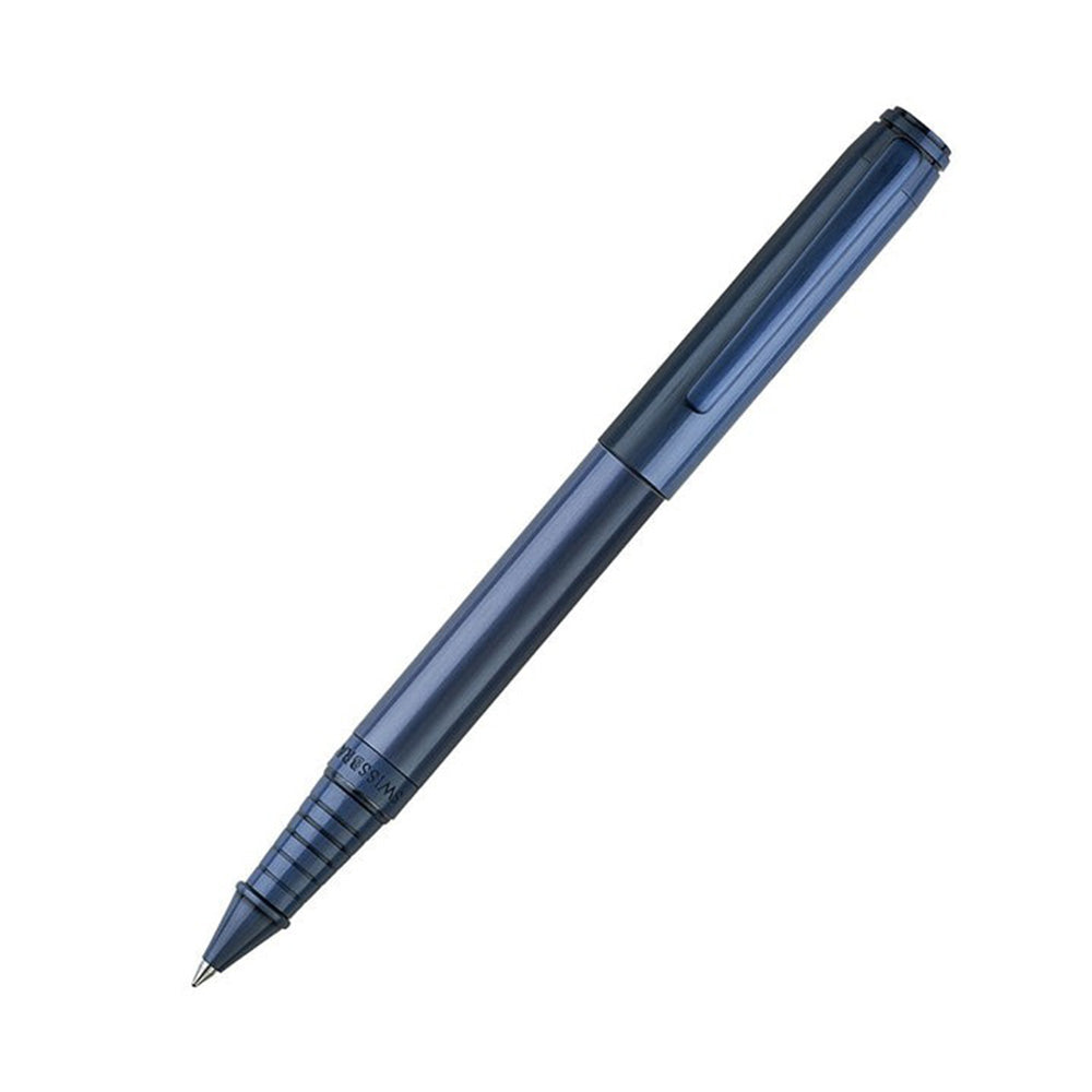 Swissbrand 2503 Matte Blue Lacquer with Matching Blue Trim Rollerball Pen
