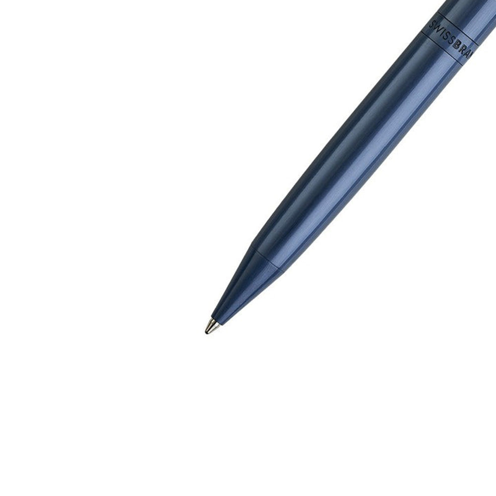 Swissbrand 2503 Matte Blue Lacquer with Blue Trim Ballpoint Pen