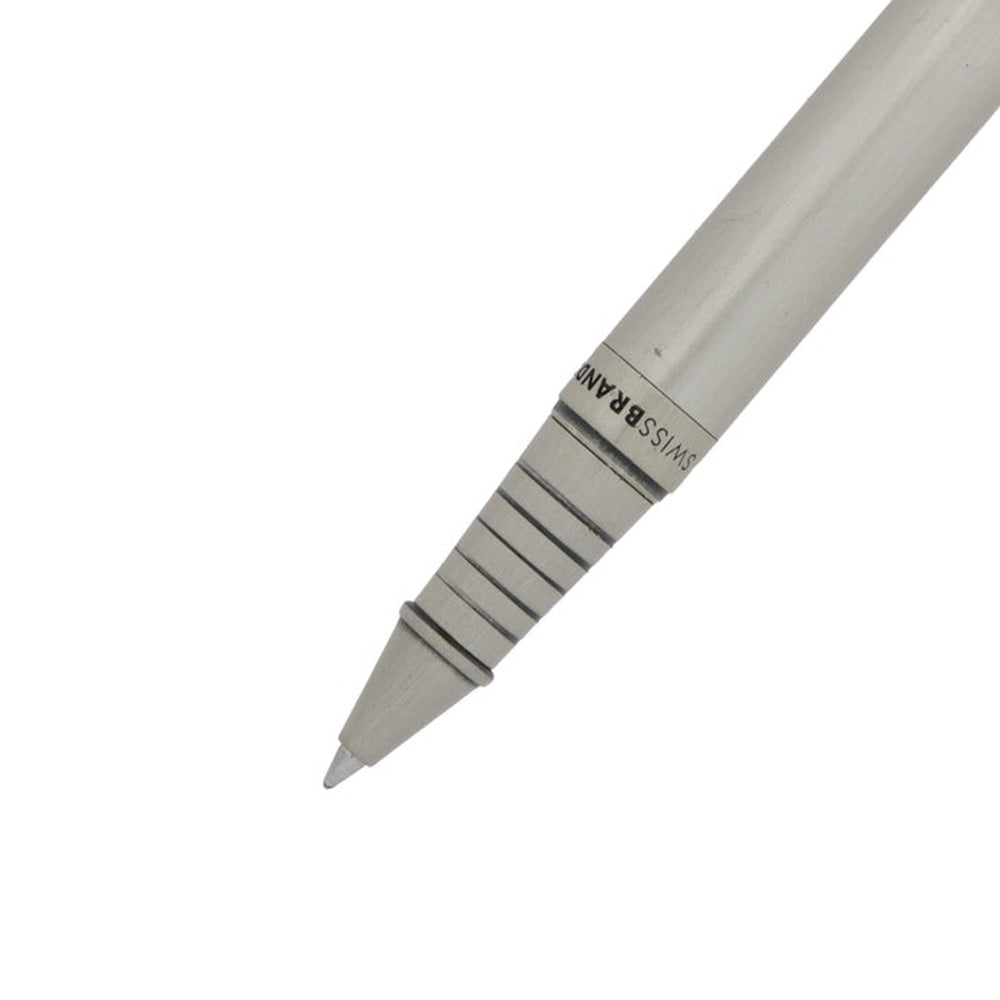 Swissbrand 2505 Matte Chrome Lacquer with Chrome Trim Rollerball Pen