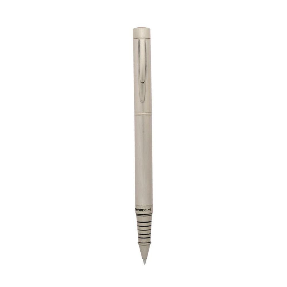 Swissbrand 2509 Matte Chrome Lacquer with Chrome Trim Rollerball Pen