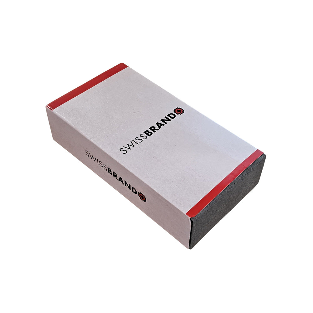 Swissbrand 2510 Matte Black Lacquer with Black Gem-Embedded Gold Trim Fountain Pen - Medium Nib