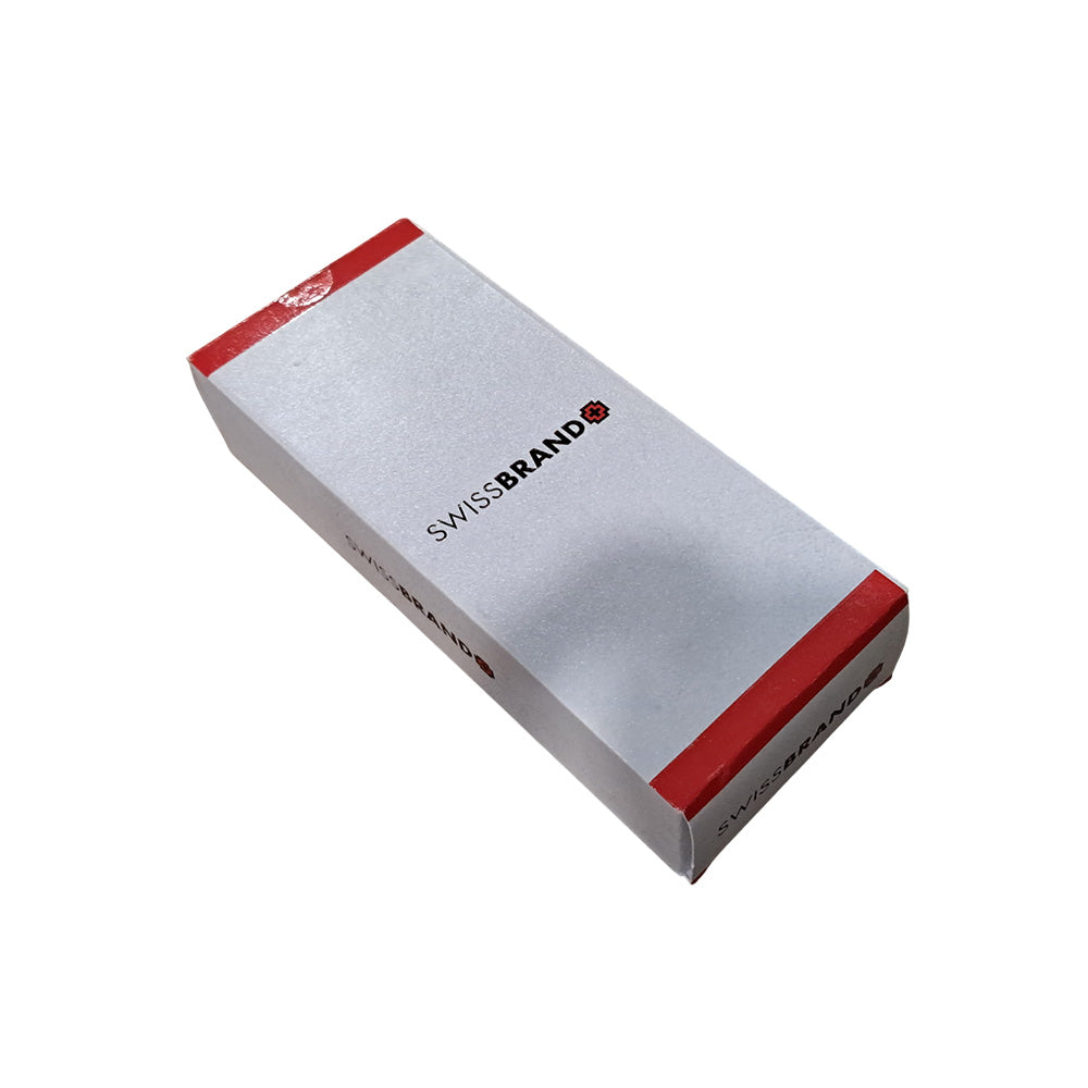 Swissbrand 2510 Matte Black with Black Gem Embedded Gold Trim Ballpoint Pen