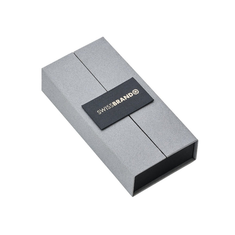 Swissbrand 2513 Black Composite Diamond-shape Lacquer with Gold Trim Rollerball Pen