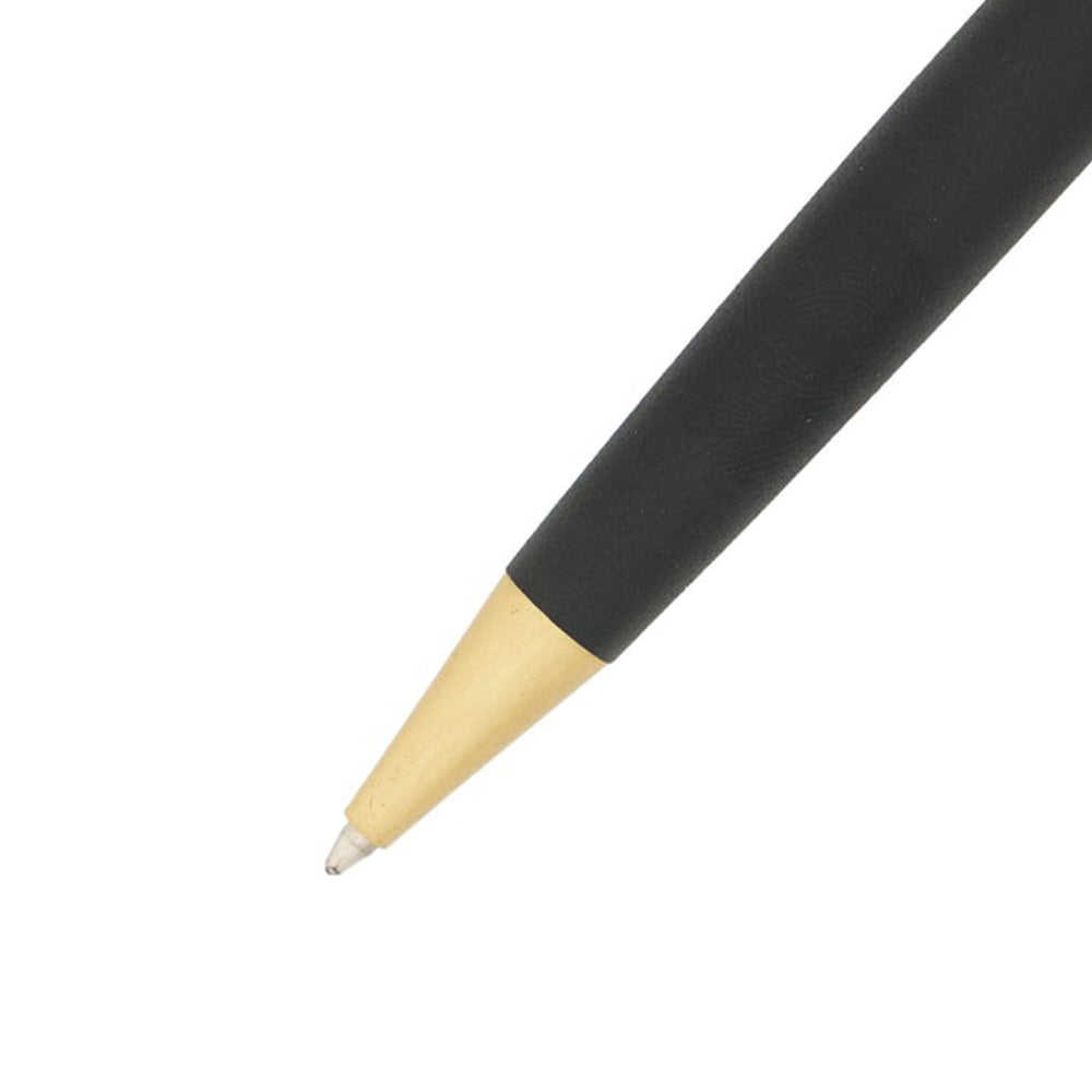 Swissbrand 2519 Matte Black Lacquer with Gold Trim Ballpoint Pen