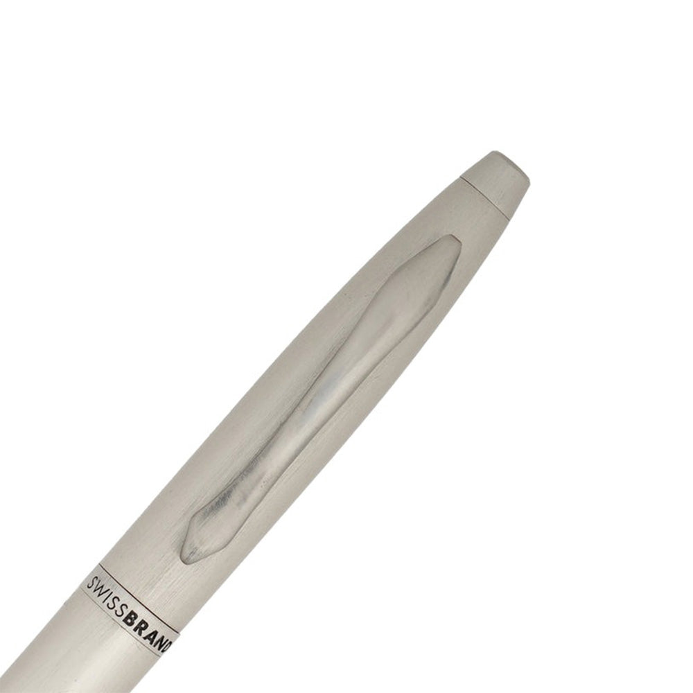 Swissbrand 2520 Matte Chrome Lacquer with Chrome Trim Rollerball Pen