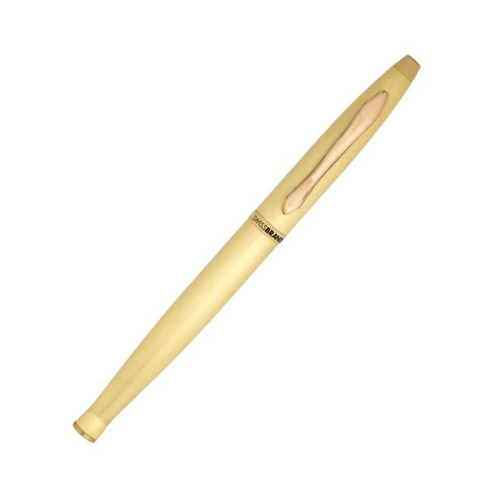 Swissbrand 2521 Matte Gold Lacquer with Gold Trim Rollerball Pen