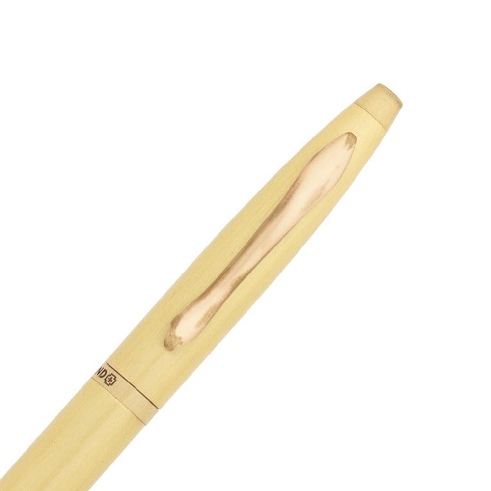 Swissbrand 2521 Matte Gold Lacquer with Polished Gold Trim Ballpoint Pen
