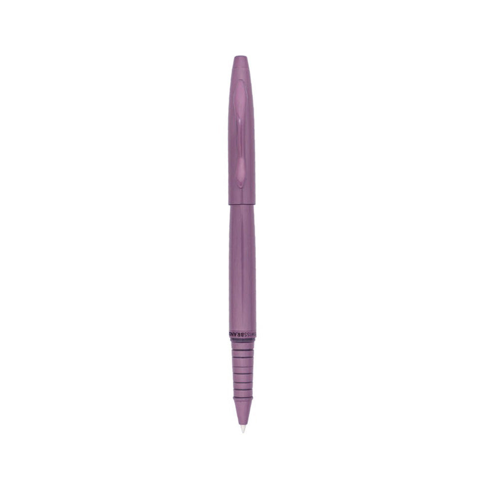 Swissbrand 2522 Matte Purple Lacquer with Matching Purple Trim Rollerball Pen