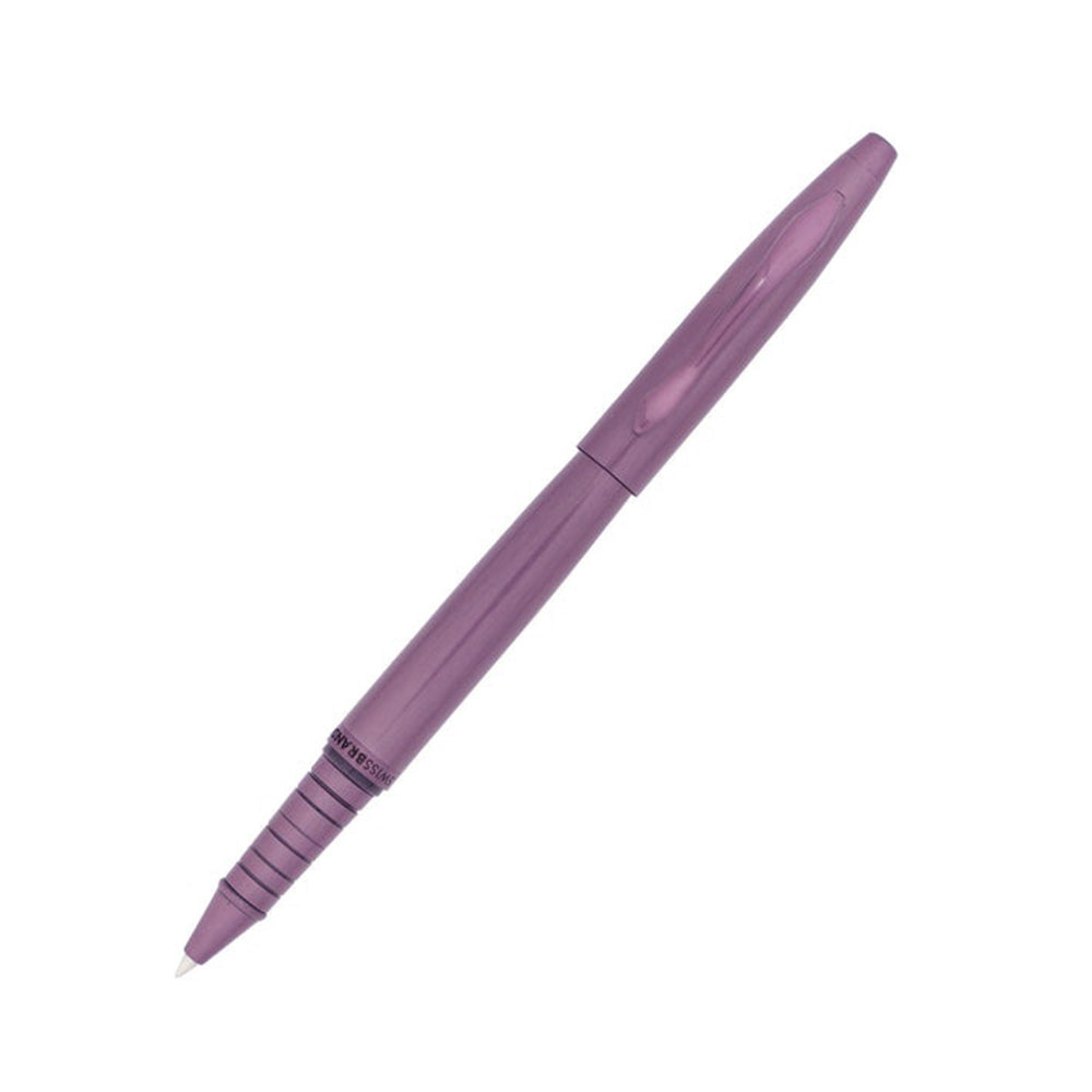Swissbrand 2522 Matte Purple Lacquer with Matching Purple Trim Rollerball Pen