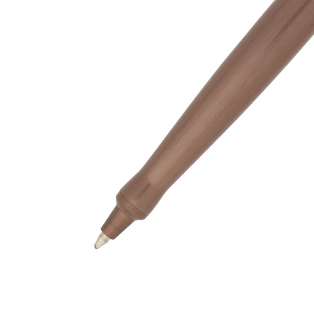 Swissbrand 2523 Matte Brown Lacquer with Polished Brown Trim Ballpoint Pen