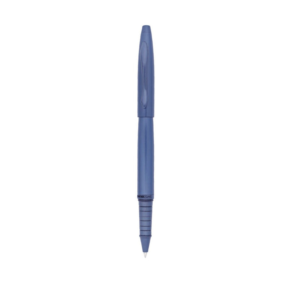 Swissbrand 2524 Matte Blue Lacquer with Matching Blue Trim Rollerball Pen
