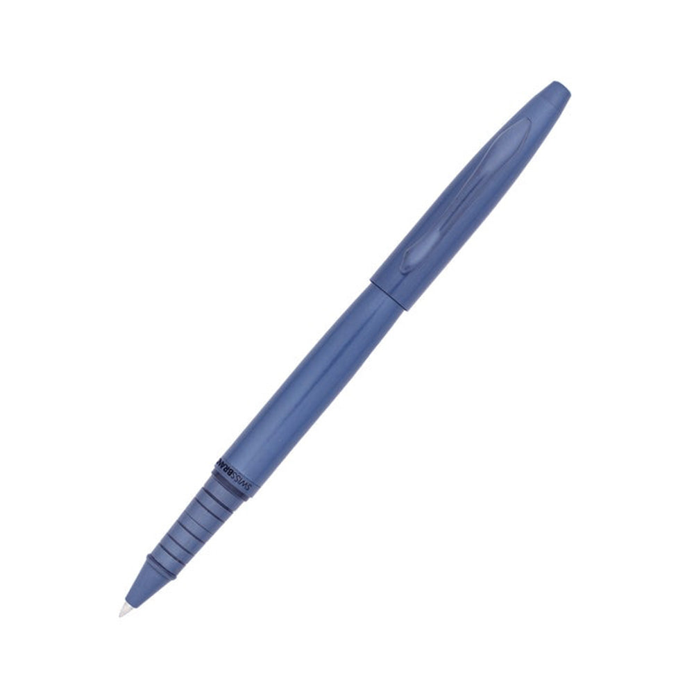 Swissbrand 2524 Matte Blue Lacquer with Matching Blue Trim Rollerball Pen