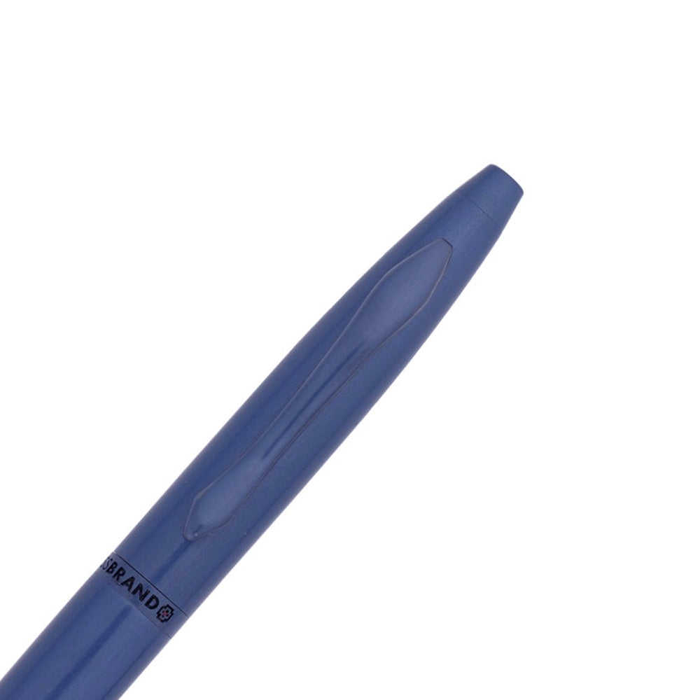 Swissbrand 2524 Matte Blue Lacquer with Polished Blue Trim Ballpoint Pen