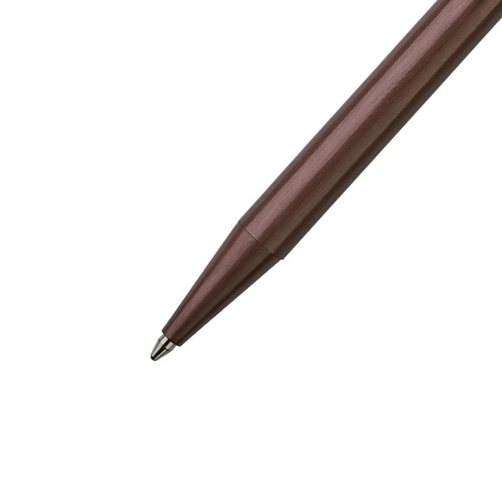 Swissbrand 2531 Matte Brown Lacquer with Brown Trim Ballpoint Pen
