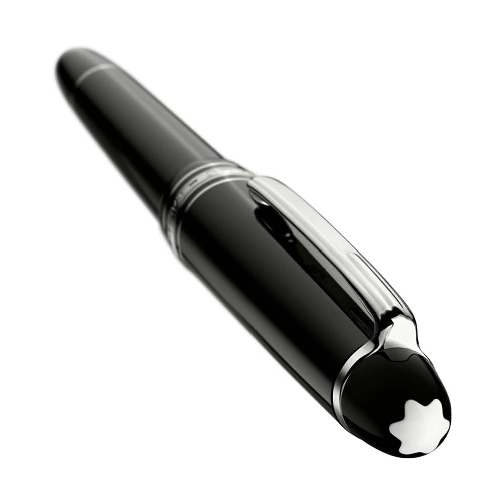 Montblanc Meisterstück Black with Platinum-Coated LeGrand Fountain Pen - 14Kt Gold Broad Nib