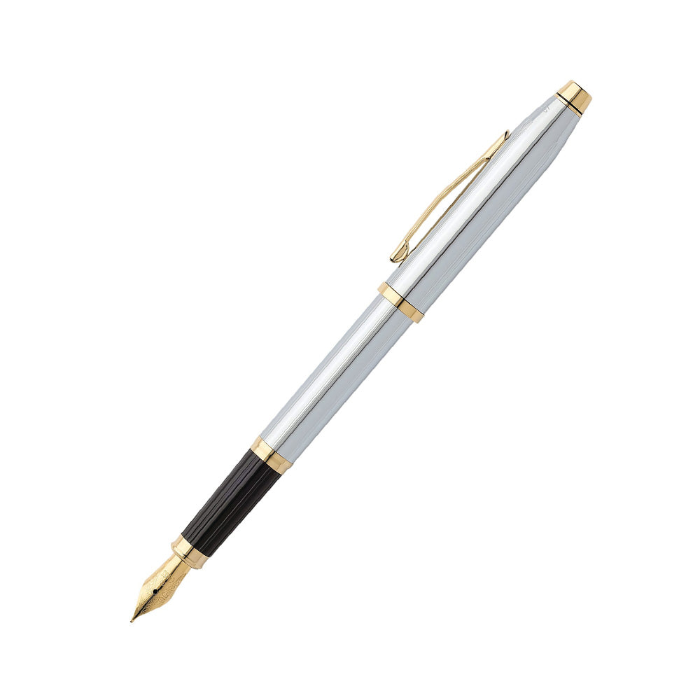 Cross Century II Medalist Polished Chrome GT Fountain Pen - Medium Nib