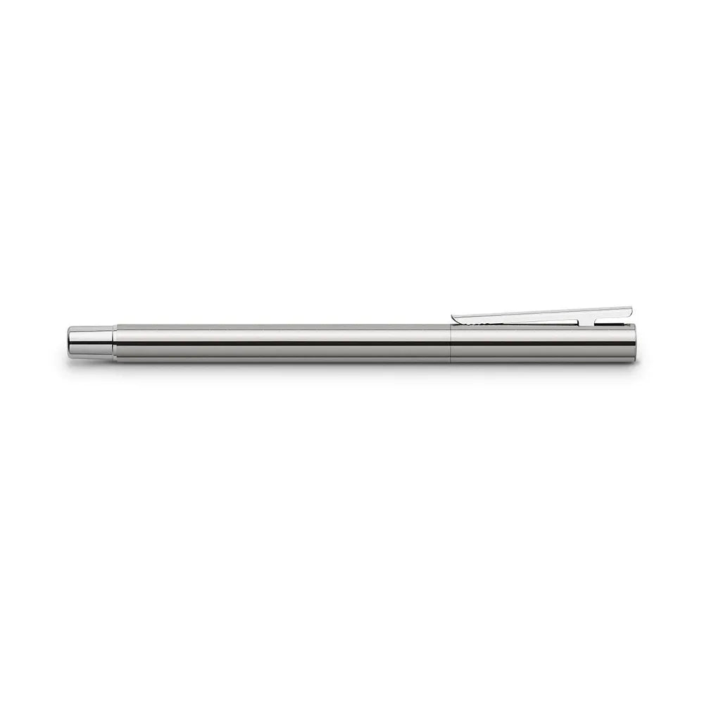 Faber-Castell Neo Slim Silver Shiny Stainless Steel Fountain Pen