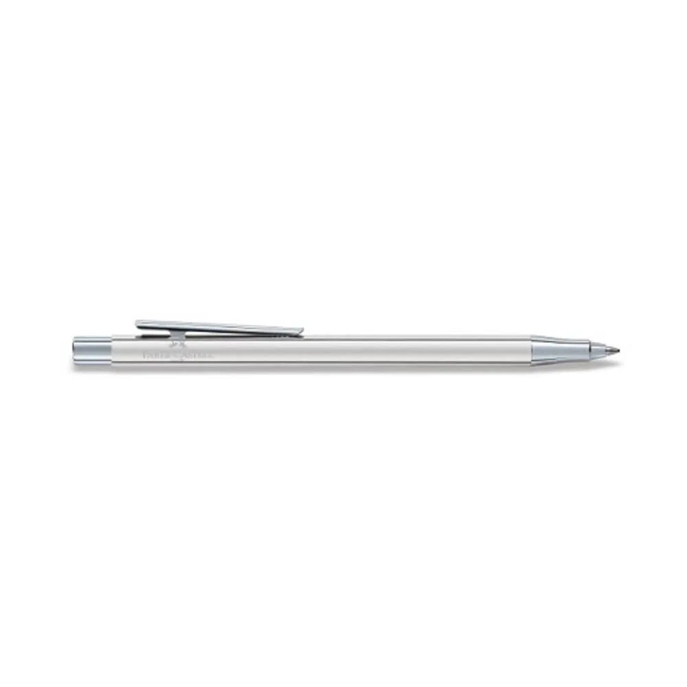 Faber-Castell Neo Slim Shiny Stainless Steel with Stylus Ballpoint Pen