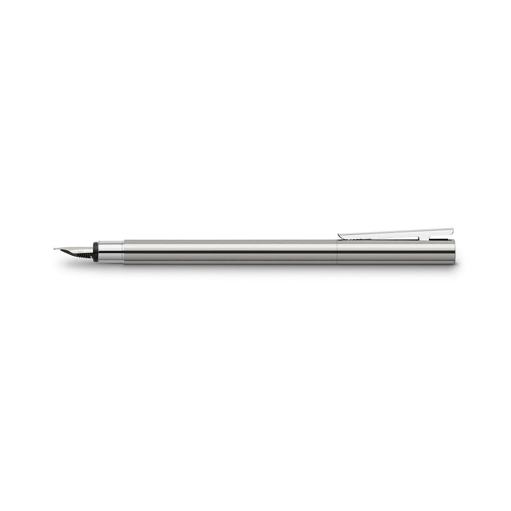 Faber-Castell Neo Slim Stainless Steel Fountain Pen - Stainless Steel Nib