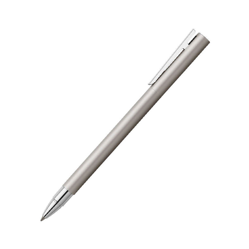 Faber-Castell Neo Slim Silver Matte Stainless Steel Rollerball Pen