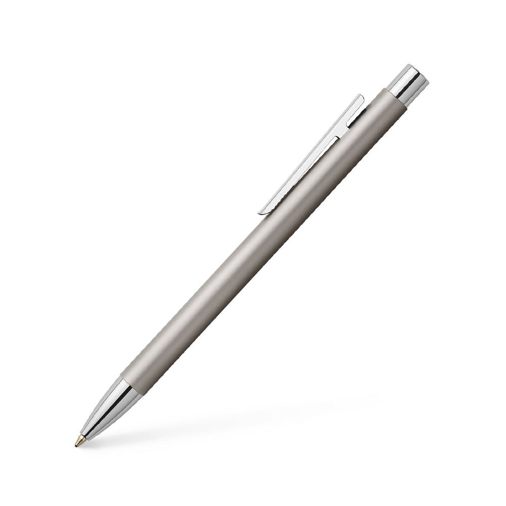 Faber-Castell Neo Slim Silver Matt Stainless Steel Ballpoint Pen