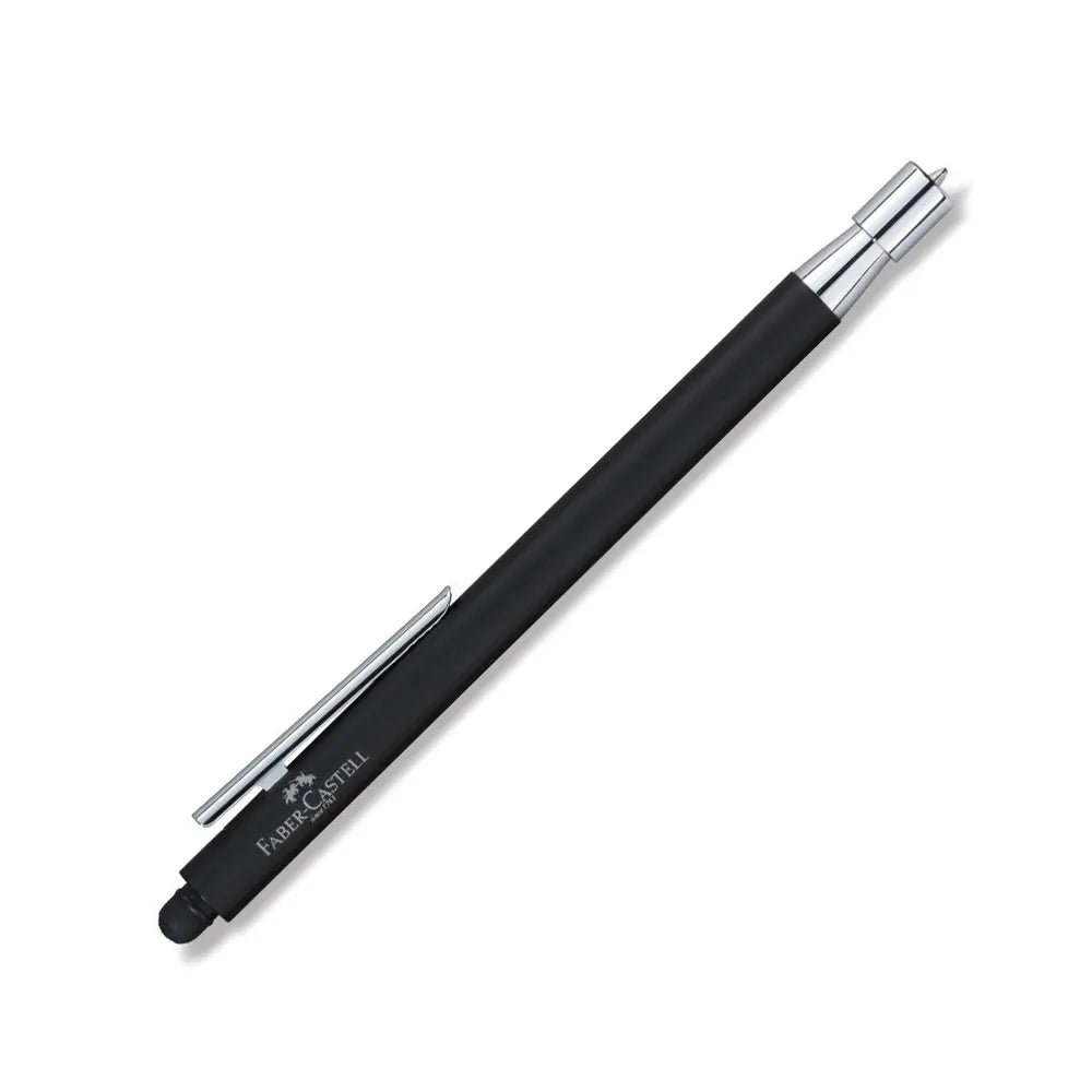 Faber-Castell Neo Slim Black Matt/Shiny Chrome Stylus Ballpoint Pen