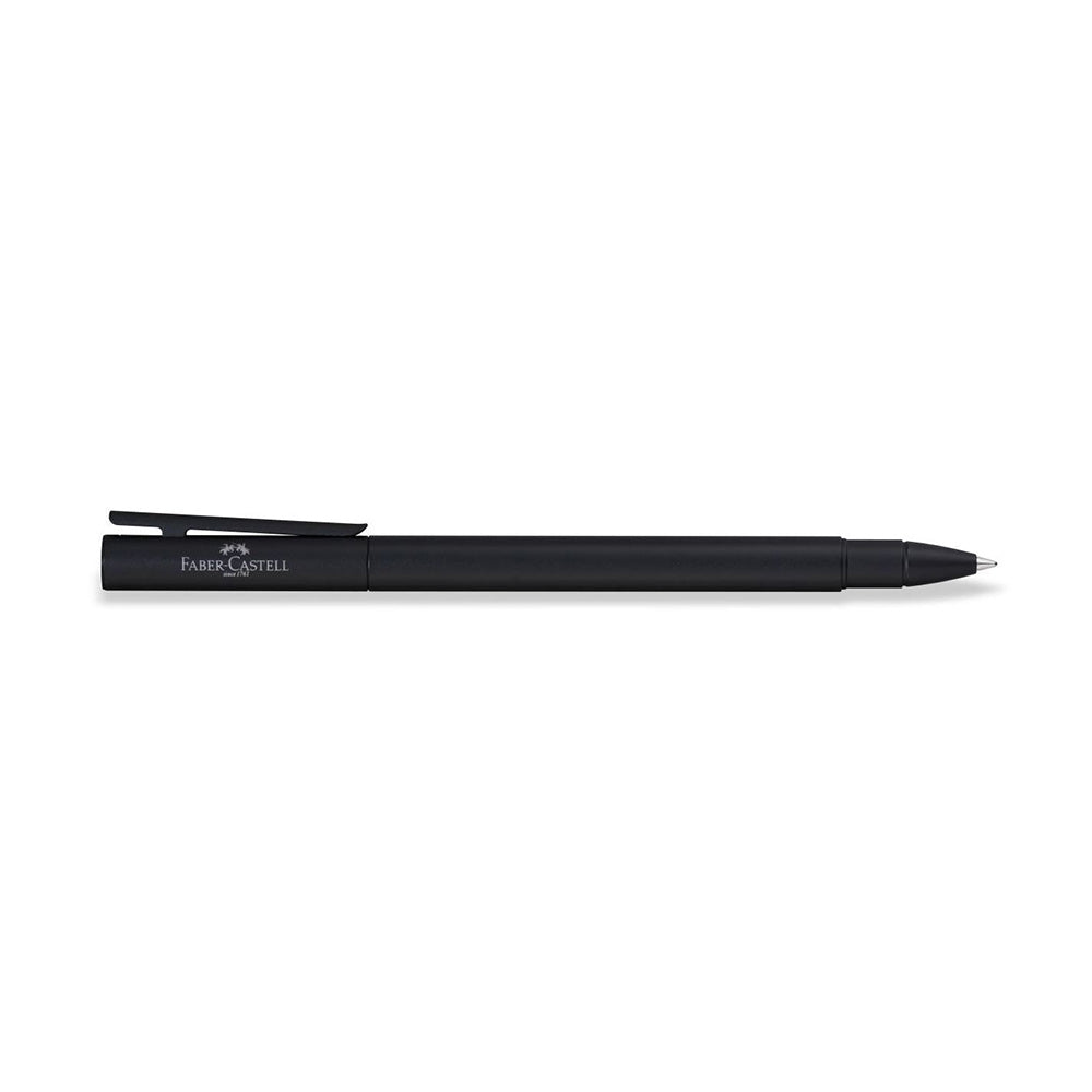 Faber-Castell Neo Slim Black Lacquered Metal Rollerball Pen