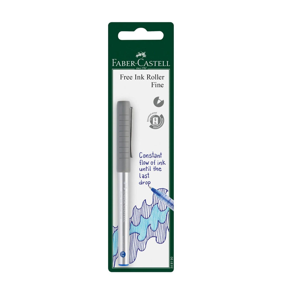 Faber-Castell Free Ink 0.7mm Roller Pen - Blue