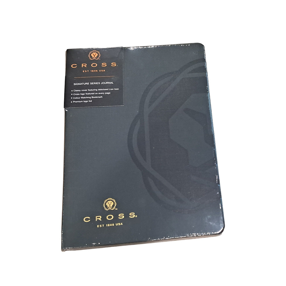 Cross Classic Century Lustrous Chrome BP + Executive A5 Notebook Black
