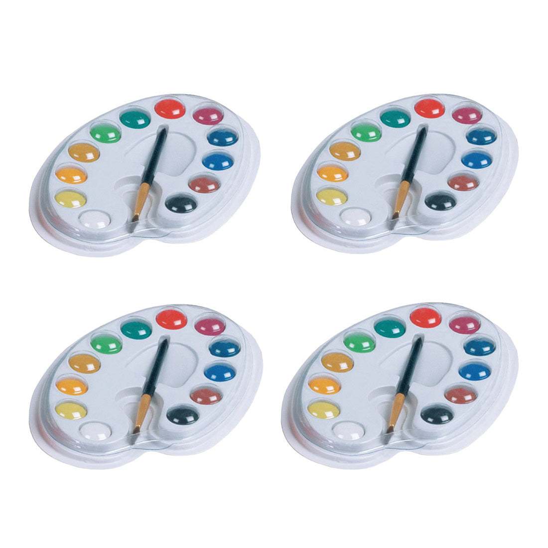 Camlin Kokuyo Student Water Color Cakes - 12 Shades - A range of , non-toxic water colours in cake form with excellent colouring strength developed specially for students. In attractive palette, these colours are easy to use. 12 assorted shades + 1 Brush Confirms to safety standard EN 71 - 3 Camel Art Contest entry coupon inside the pack. Best result can be seen on Drawing Paper. Attractive plastic palette