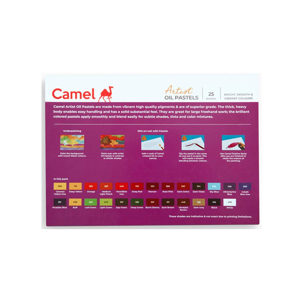 Camel Artist Oil Pastels 25 Shades