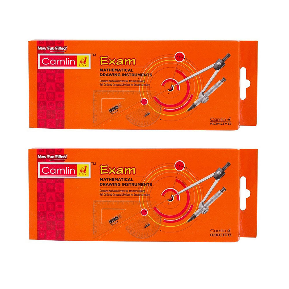 Camlin Mathematical Drawing Instruments (Pack of 2)