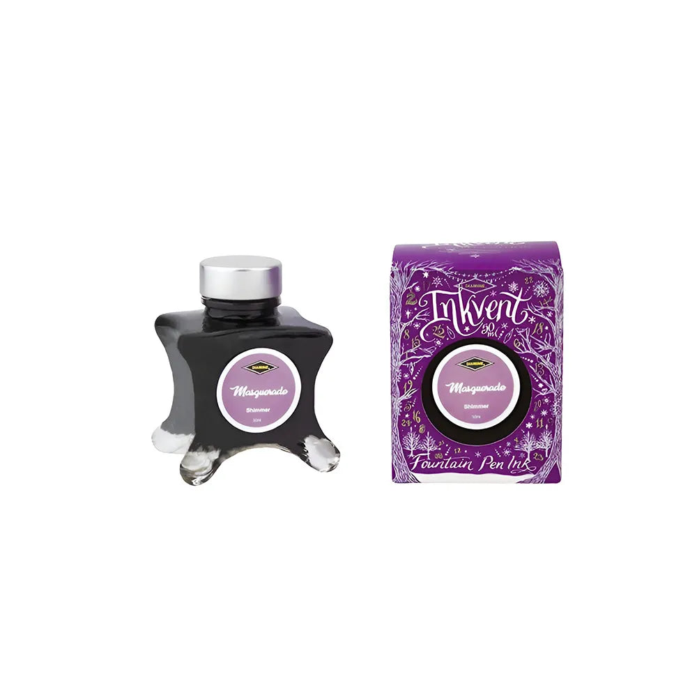 Diamine Inkvent Purple Edition Shimmer Ink 50ml Bottle - Masquerade