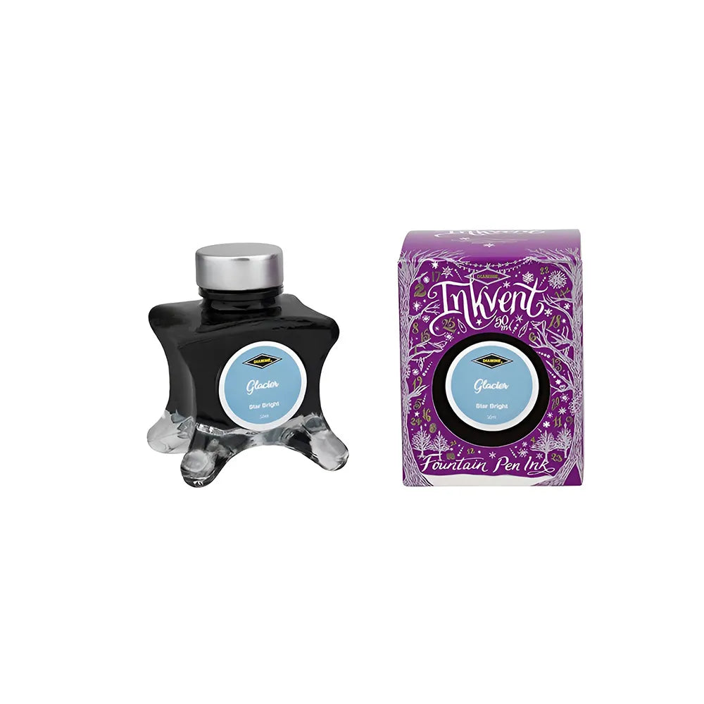 Diamine Inkvent Purple Edition Starbright Ink 50ml Bottle - Glacier