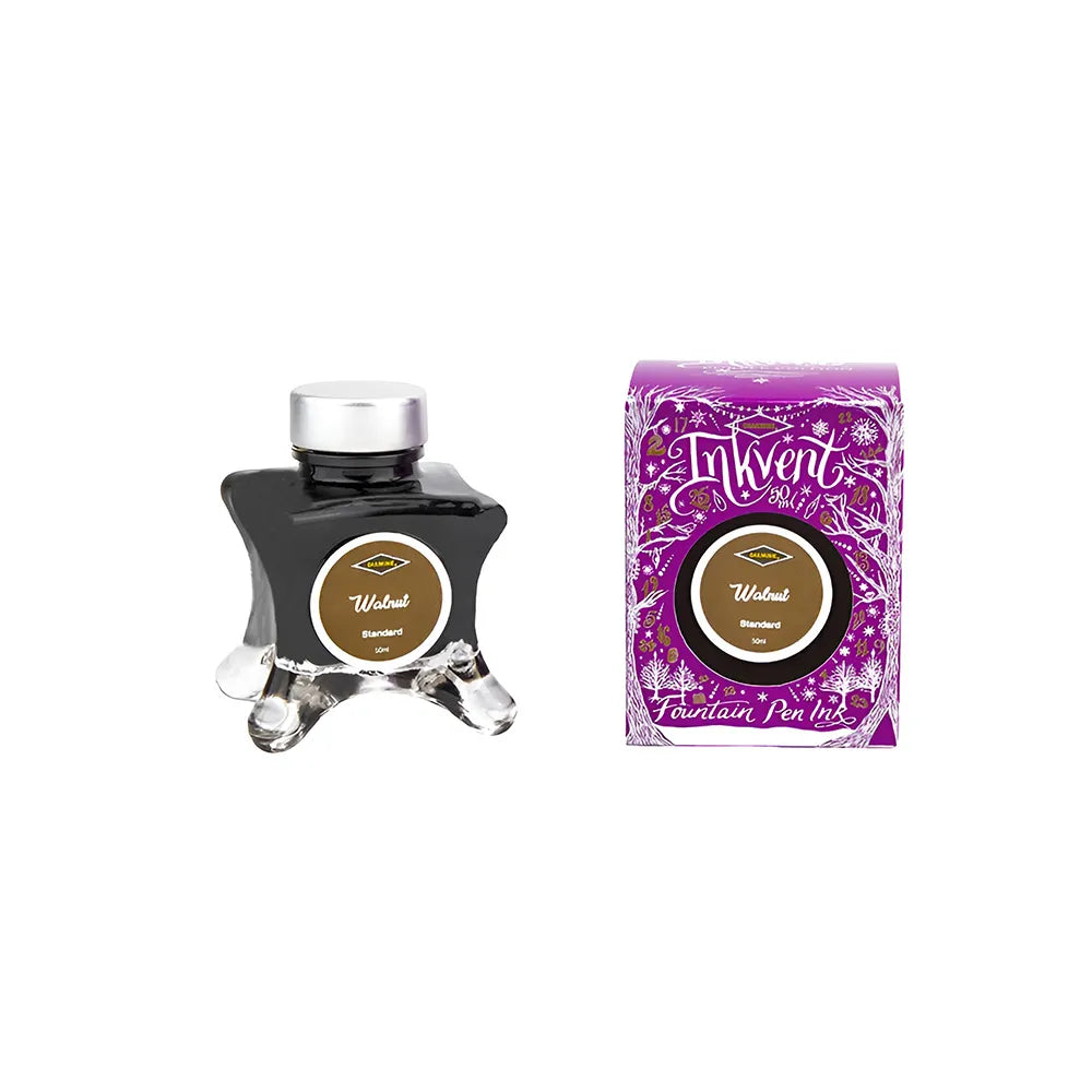 Diamine Inkvent Purple Edition Standard Ink 50ml Bottle - Walnut