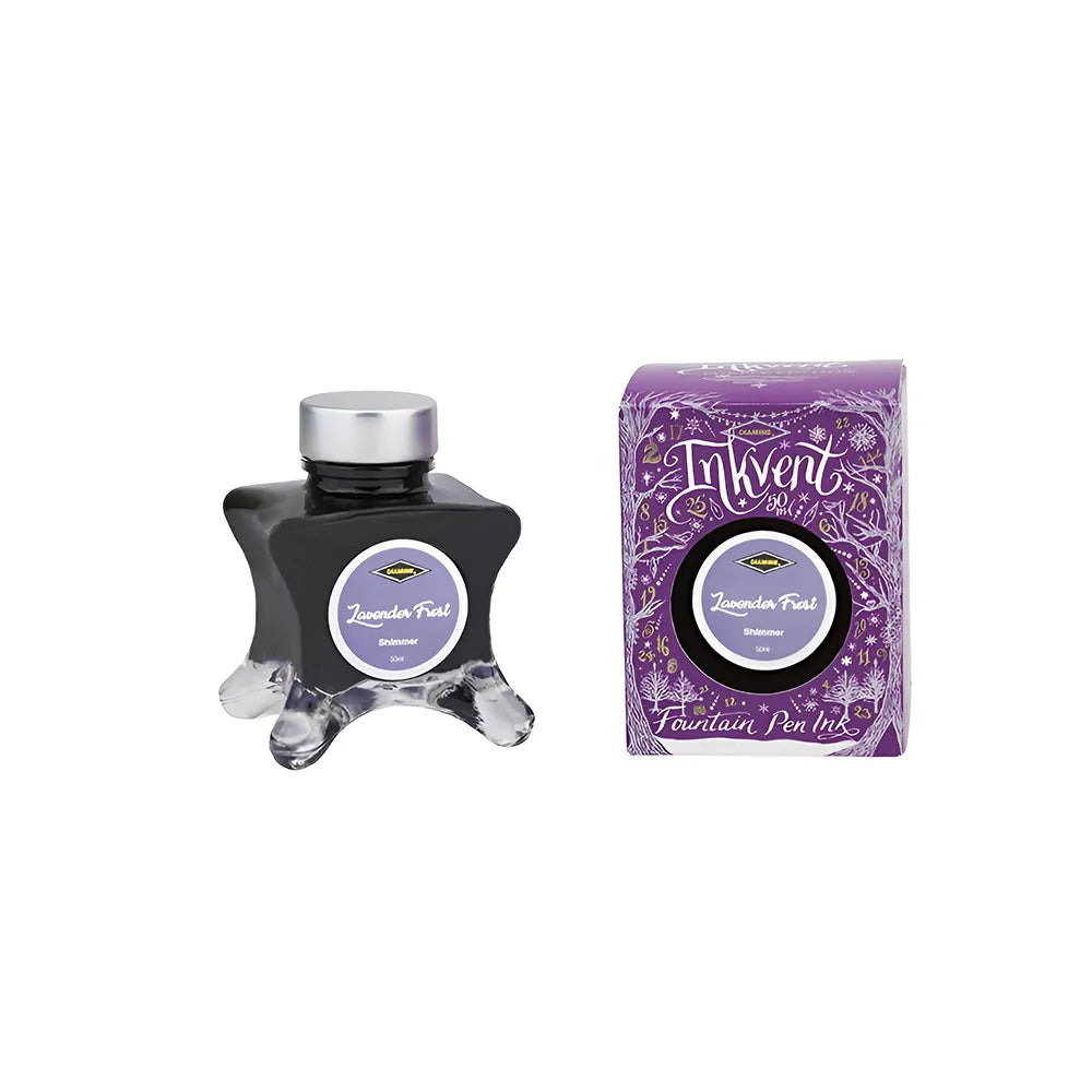 Diamine Inkvent Purple Edition Shimmer Ink 50ml Bottle - Lavender Frost