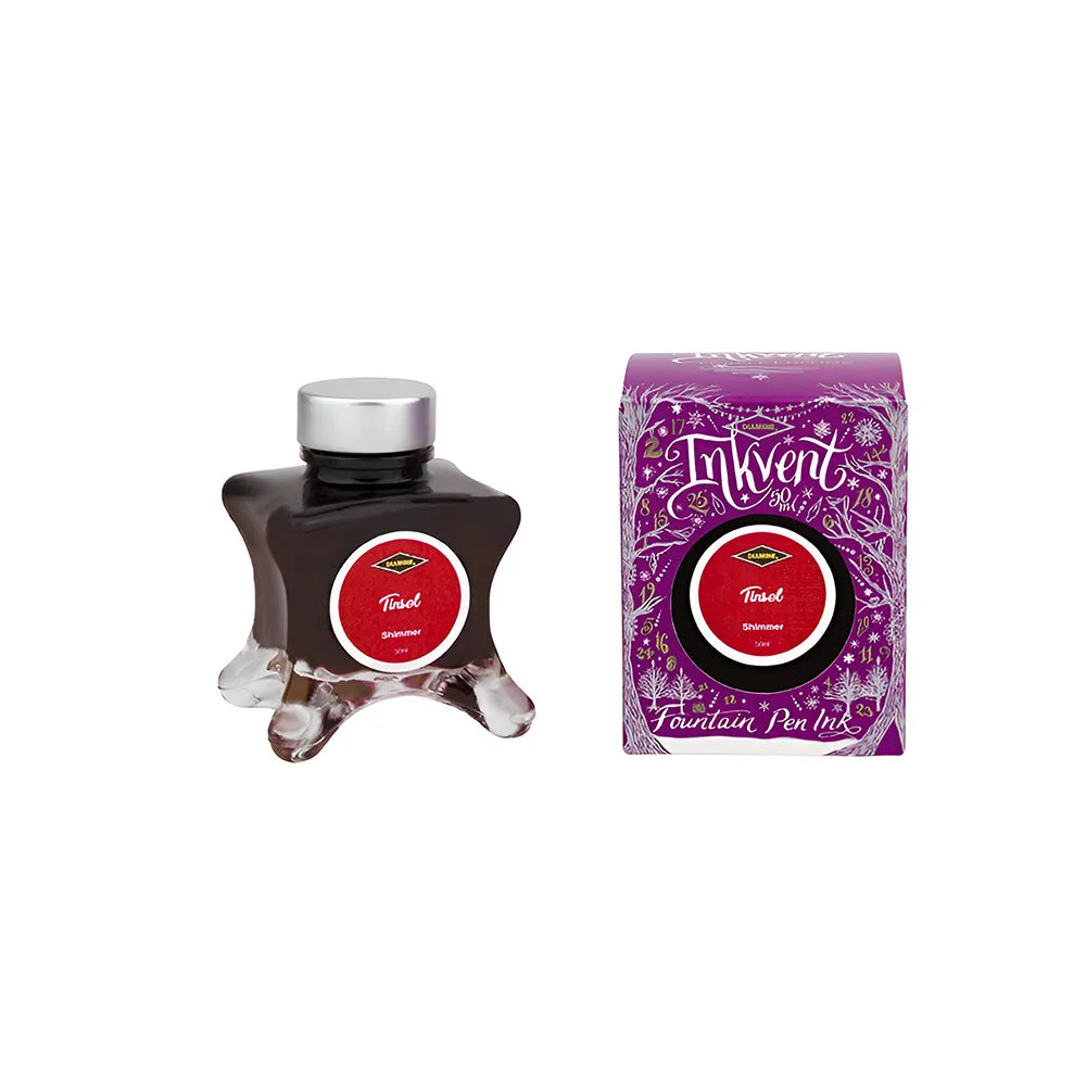 Diamine Inkvent Purple Edition Shimmer Ink 50ml Bottle - Tinsel