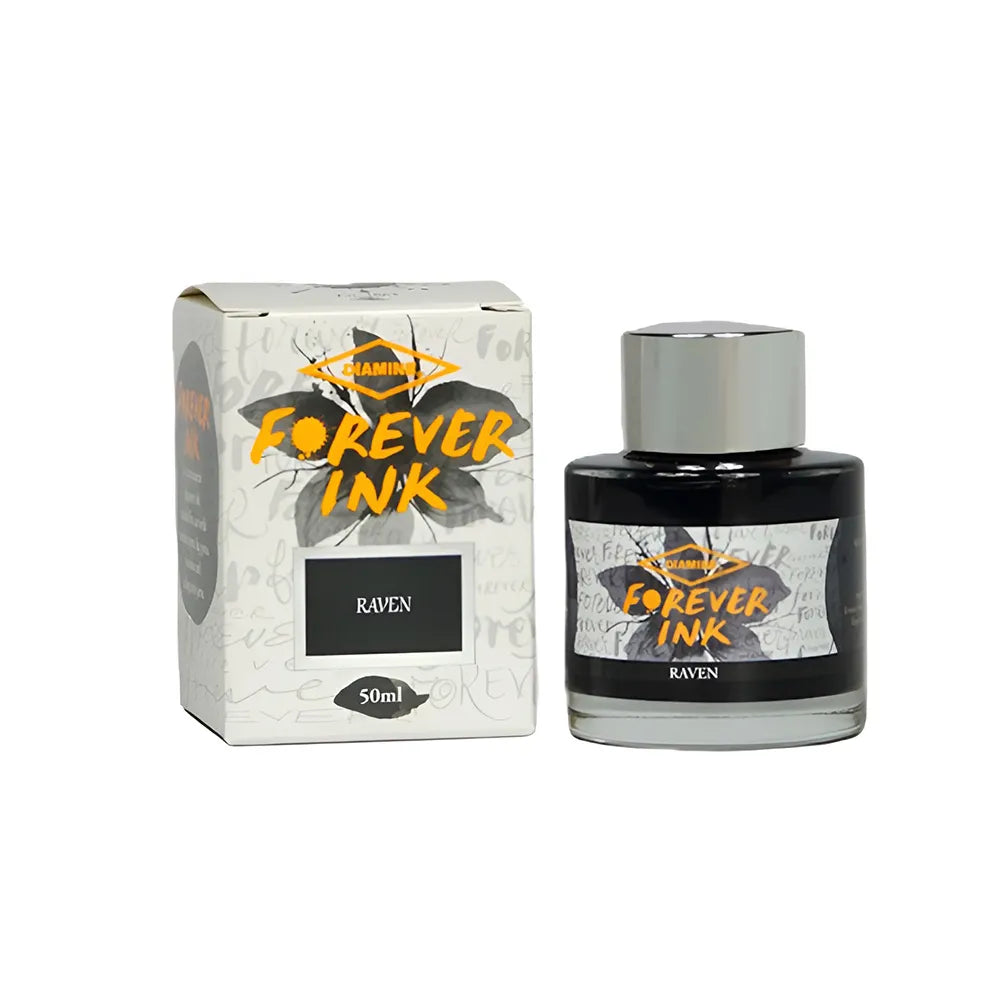 Diamine Forever Ink 50ml Bottle - Raven