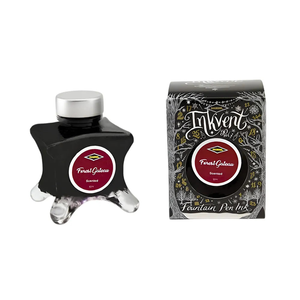 Diamine Inkvent Black Edition Scent Ink 50ml Bottle - Forest Gateau