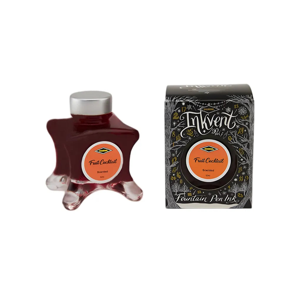 Diamine Inkvent Black Edition Scent Ink 50ml Bottle - Fruit Cocktail