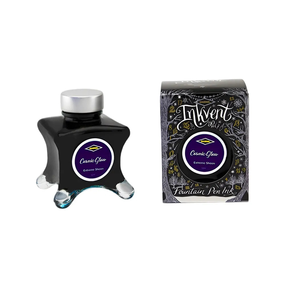 Diamine Inkvent Black Edition Extreme Sheen Ink 50ml Bottle - Cosmic Glow