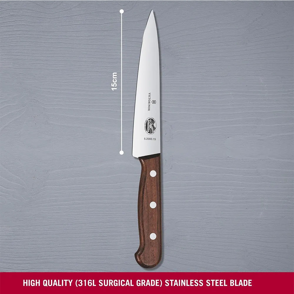 Victorinox Wood Office Knife 15cm - Brown