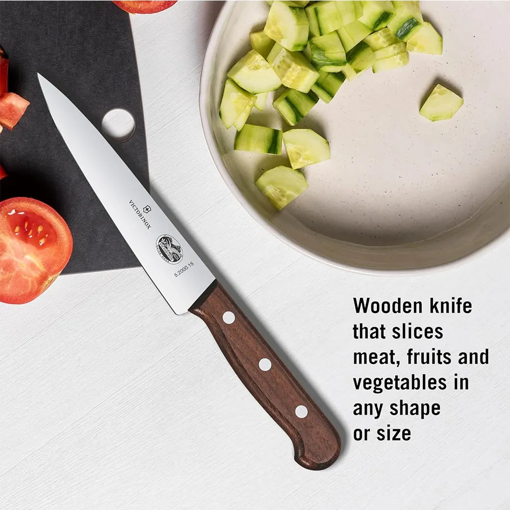Victorinox Wood Office Knife 15cm - Brown