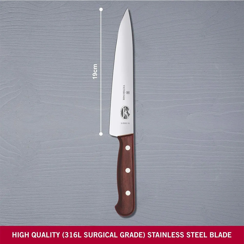Victorinox Wood Chef’s Knife 19cm - Brown